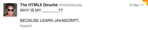 The HTML5 Douche